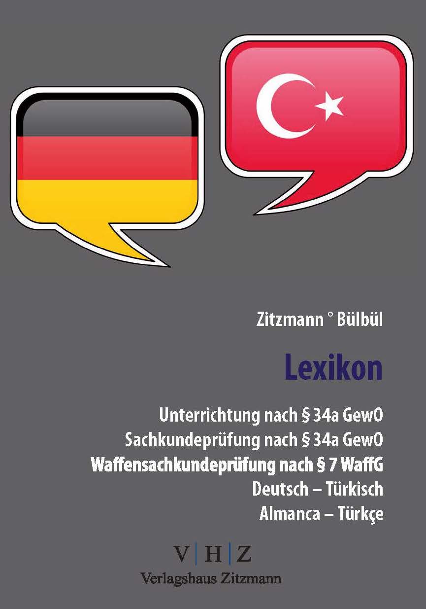 eBook - Unterrichtung / Sachkundeprüfung § 34a GewO - Lexikon Deutsch - Türkisch