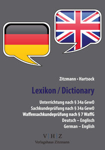eBook - Unterrichtung / Sachkundeprüfung § 34a GewO - Lexikon Deutsch-Englisch